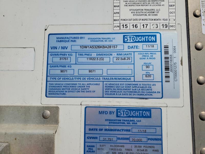 2020 Stoughton 53 Trailer