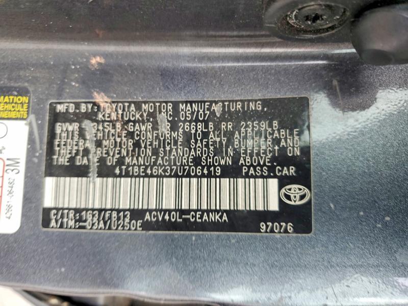 2007 Toyota Camry le