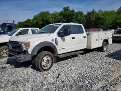 Ford salvage cars for sale: 2021 Ford F550 Super Duty Utility / Service Truck