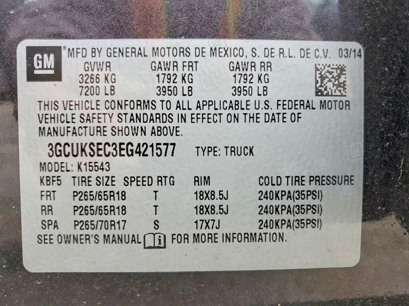 2014 Chevrolet Silverado K1500 LTZ