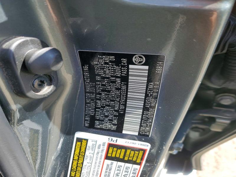 2012 Toyota Camry le