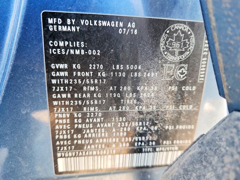 2017 Volkswagen Tiguan Wolfsburg
