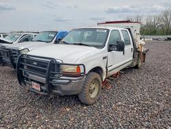 Salvage trucks for sale at Kansas City, KS auction: 1999 Ford F350 Super Duty Flatbed Truck