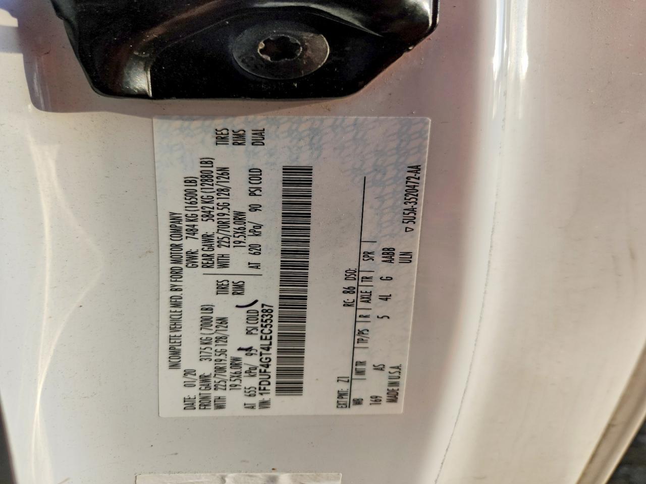 2020 Ford F450 Super Duty Utility / Service Truck