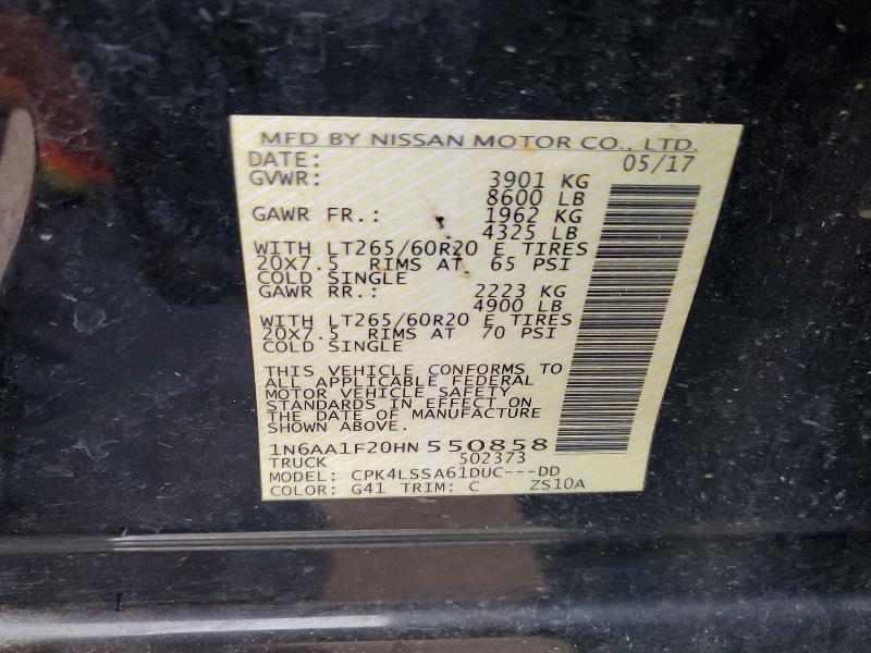 2017 Nissan Titan XD SV