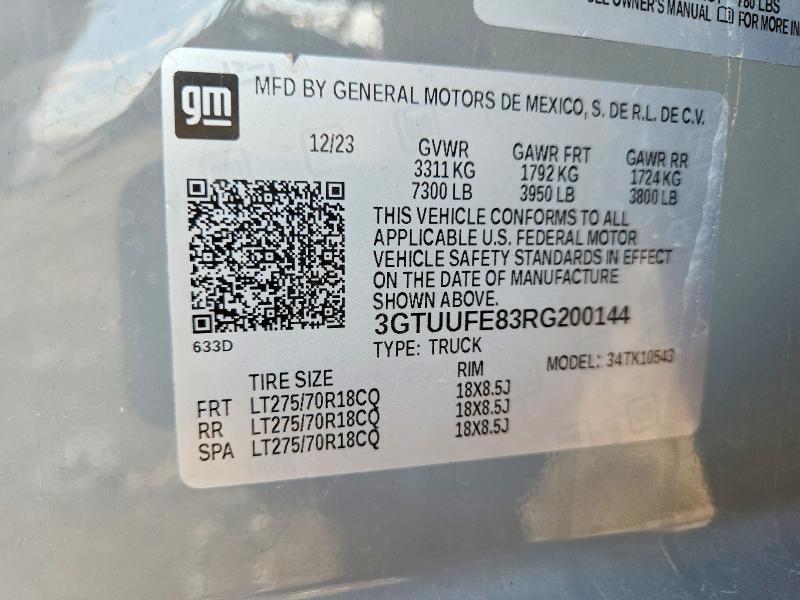 2024 GMC Sierra K1500 At4x