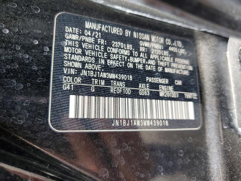 2021 Nissan Rogue Sport s