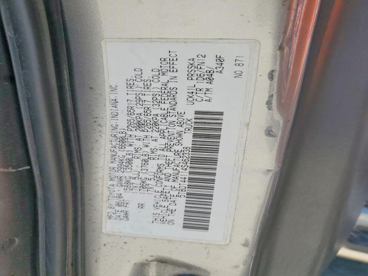 2004 Toyota Tundra Double Cab SR5