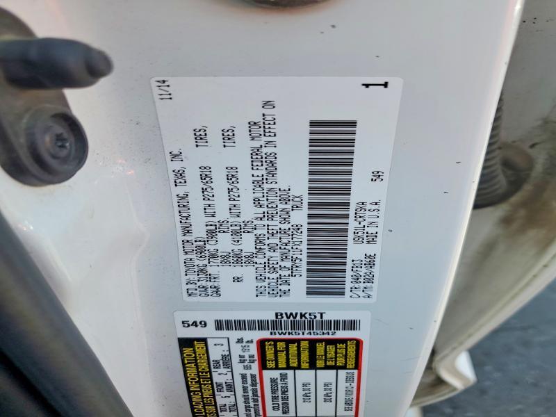 2015 Toyota Tundra SR5