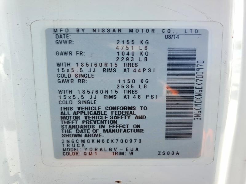 2014 Nissan NV200 SV