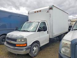 Salvage cars for sale from Copart Copart...: 2013 Chevrolet Express box Truck