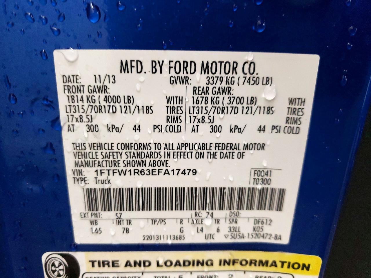 2014 Ford F150 SVT Raptor