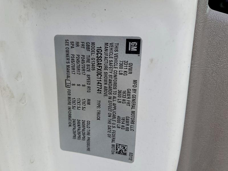 2012 Chevrolet Express 1500 Cargo Utility / Service van