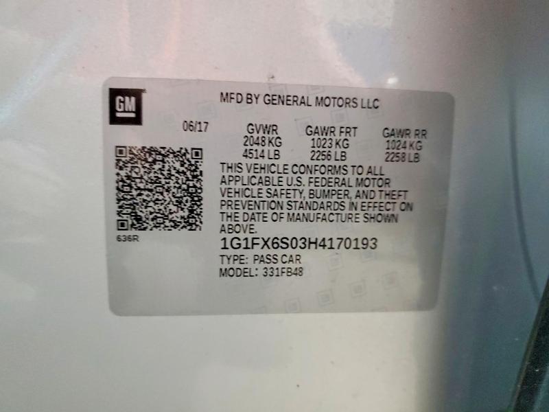 2017 Chevrolet Bolt ev Premier