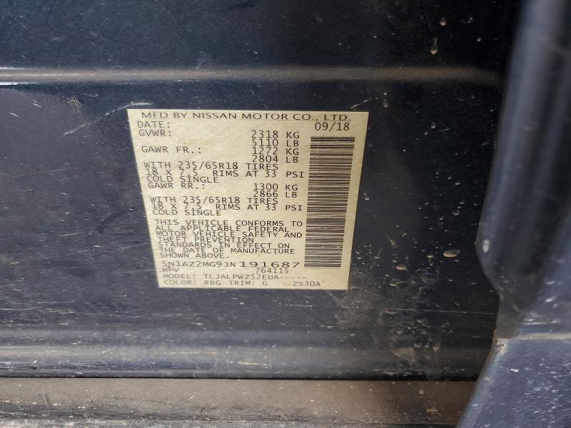 2018 Nissan Murano s