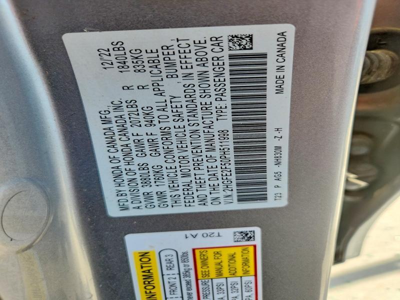 2023 Honda Civic Sport