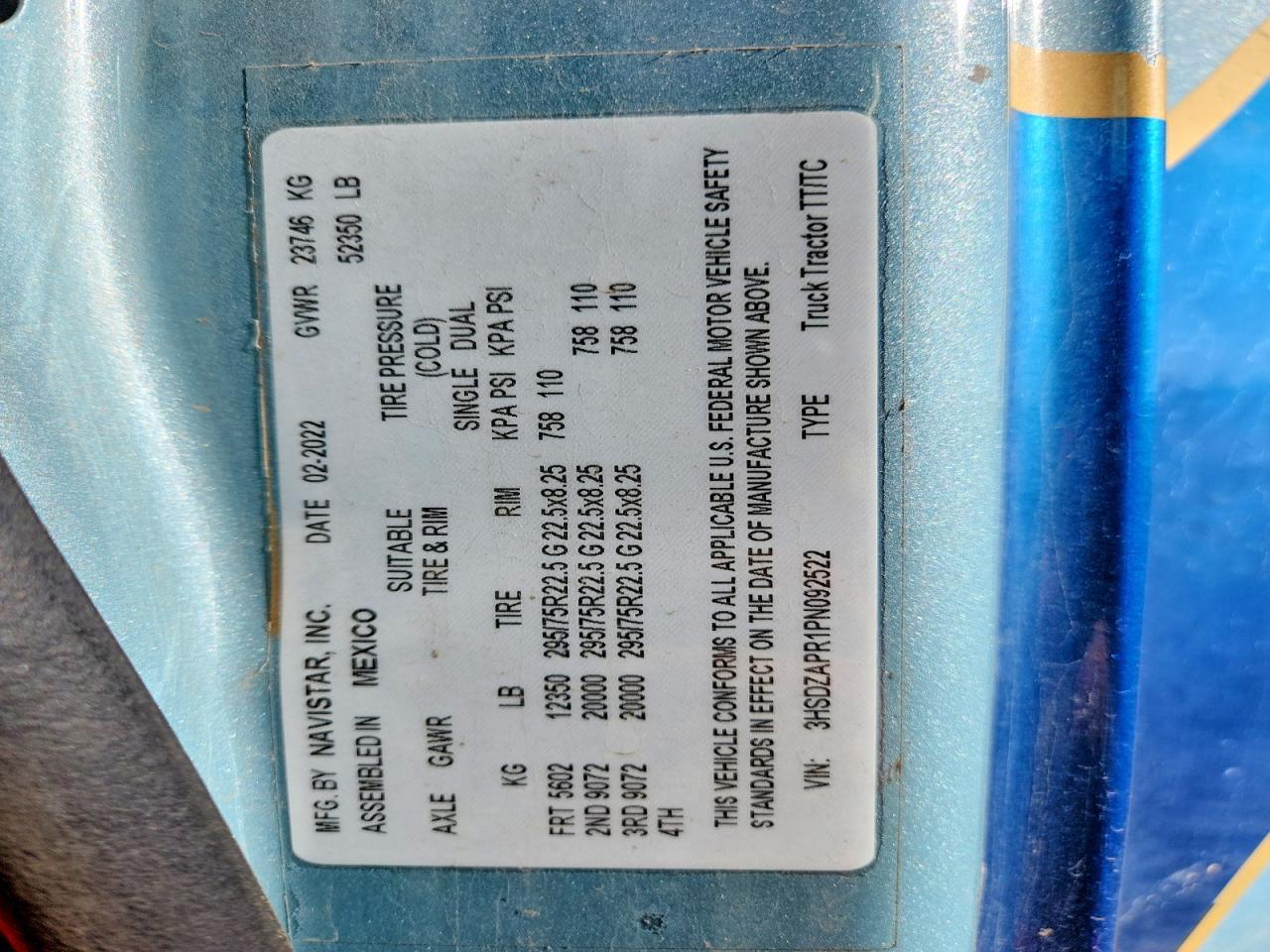 2023 International LT625 Semi Truck