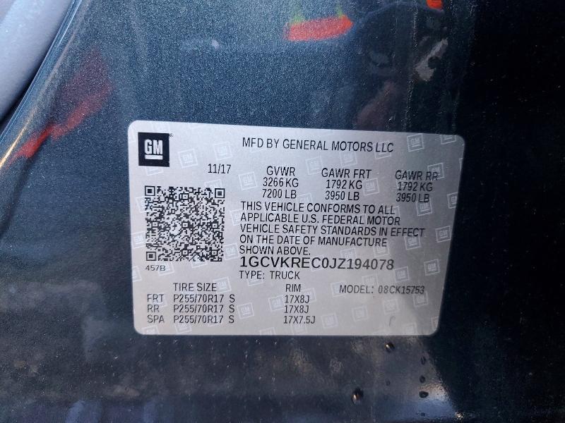 2018 Chevrolet Silverado K1500 LT