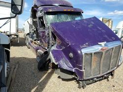 Salvage trucks for sale at Amarillo, TX auction: 2015 Peterbilt 579 Semi Truck