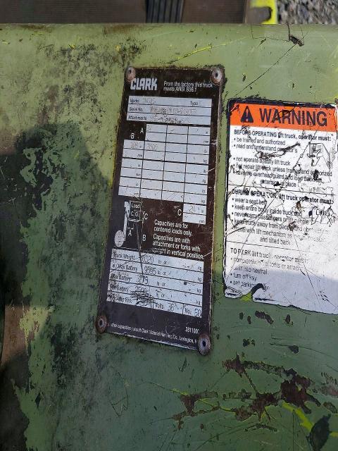 2000 Clark TMG15 Forklift