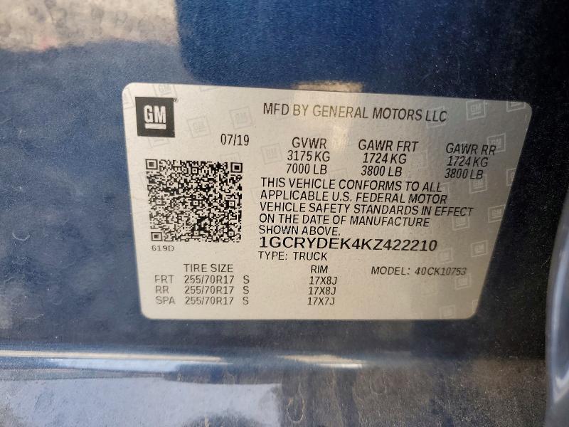 2019 Chevrolet Silverado K1500 LT