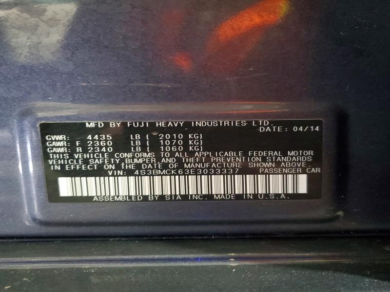 2014 Subaru Legacy 2.5i Limited