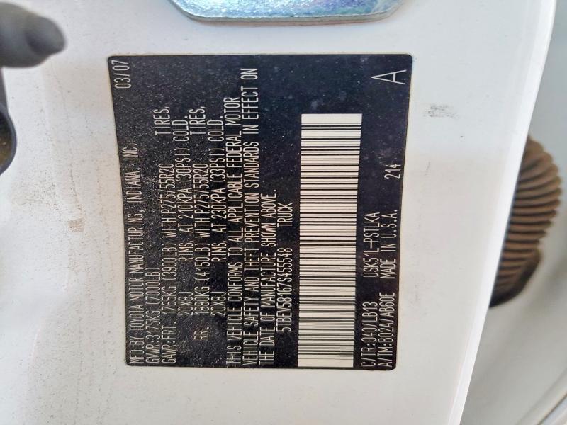 2007 Toyota Tundra Crewmax Limited