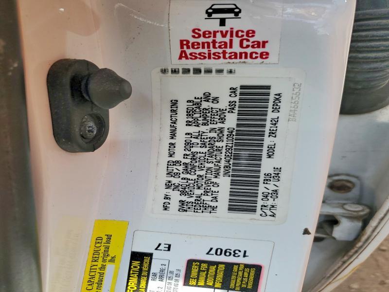 2009 Toyota Corolla le