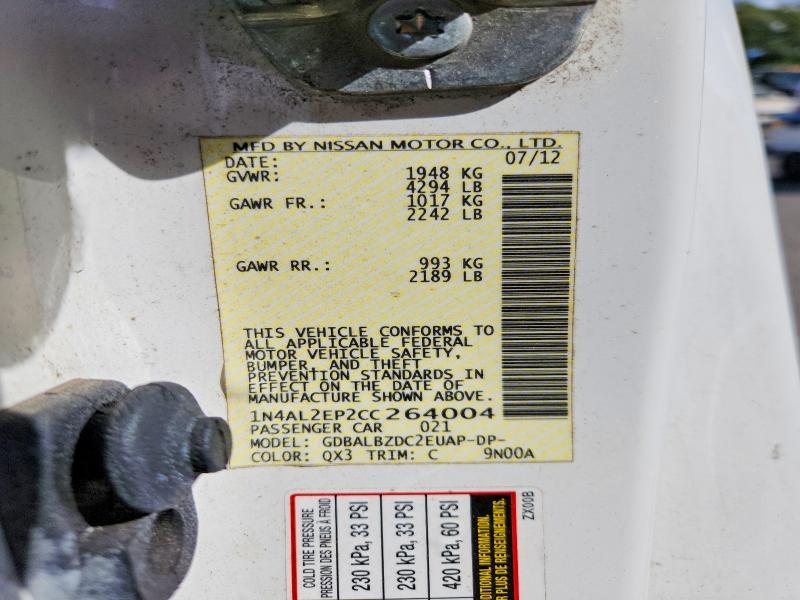 2012 Nissan Altima s