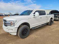 Salvage trucks for sale at Rocky View County, AB auction: 2018 Ford F150 Supercrew