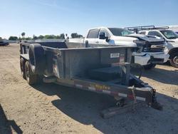 Salvage trucks for sale at Bakersfield, CA auction: 2021 Big Tex Dump Trailer