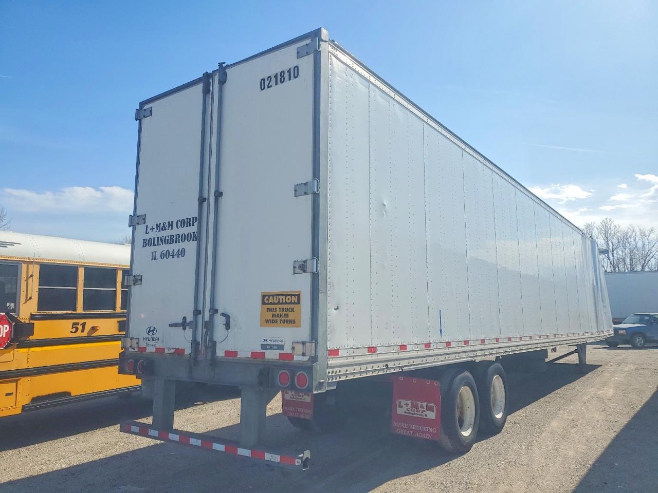 2017 Hyundai Translead Inc 2017 Hyundai Translead VI2530152-AJS DRY Van Trail