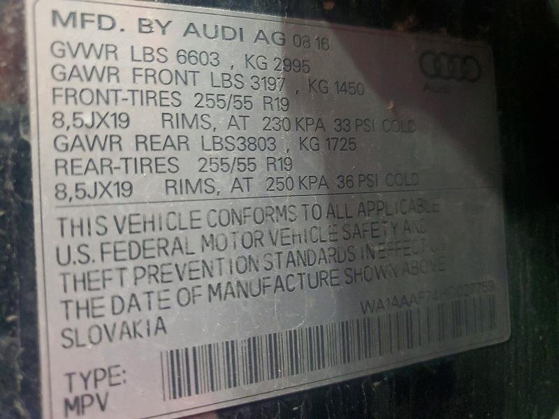 2017 Audi Q7 Premium