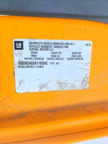 2010 Chevrolet Express Cutaway G4500