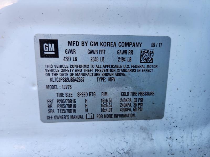 2018 Chevrolet Trax 1LT