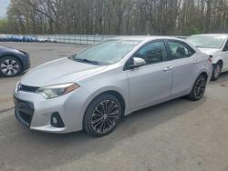 Toyota salvage cars for sale: 2015 Toyota Corolla s Plus