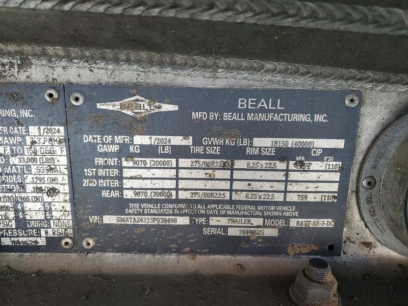 2025 Mac Trailer Manufacturing Tank Trailer