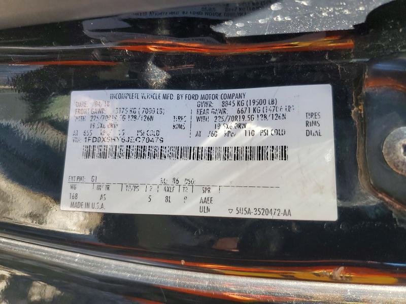 2018 Ford F550 Super Duty Crew Cab Flatbed Truck