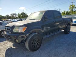 Salvage trucks for sale at Riverview, FL auction: 2006 Toyota Tundra Double Cab Limited