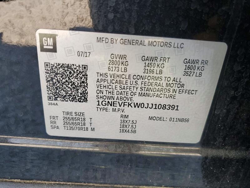 2018 Chevrolet Traverse ls
