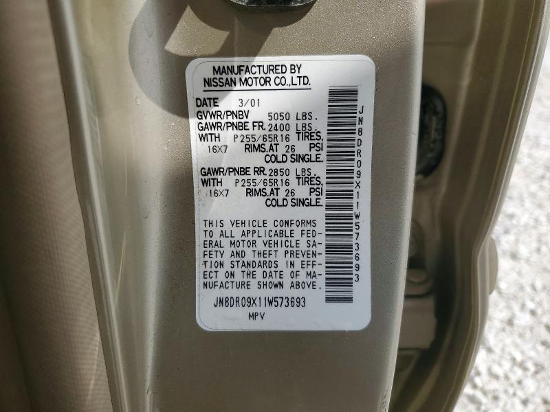 2001 Nissan Pathfinder se