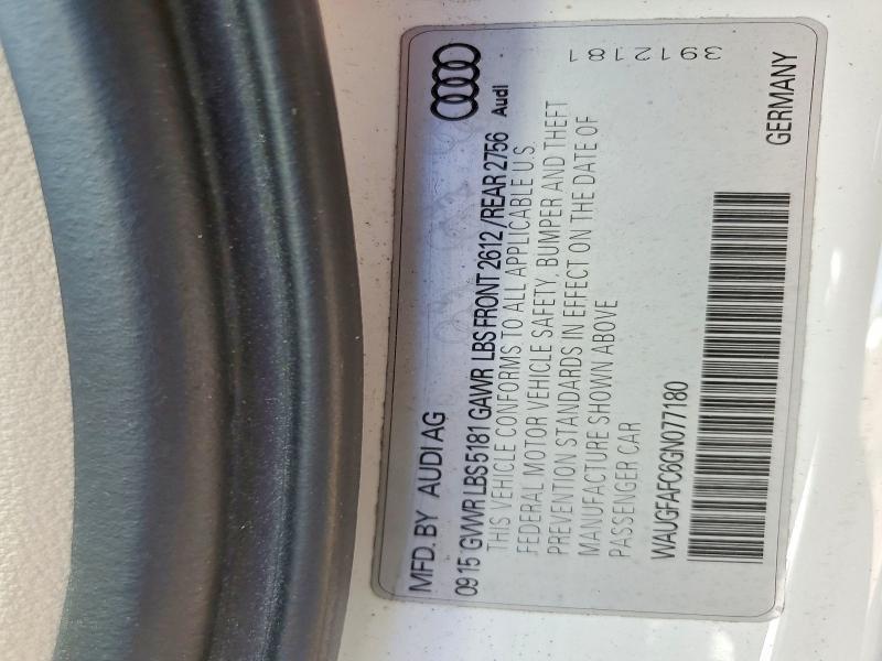 2016 Audi A6 Premium Plus