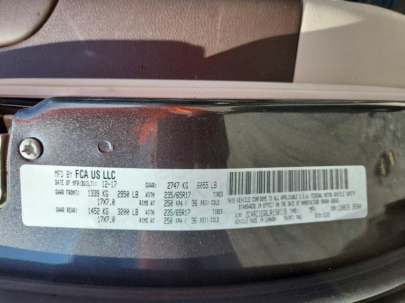 2018 Chrysler Pacifica Touring l Plus