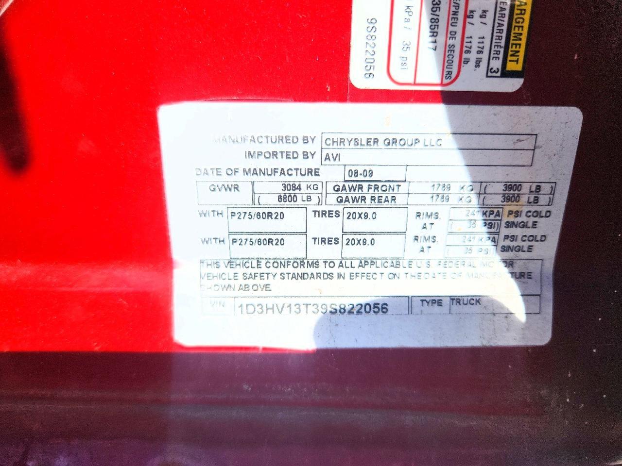 2009 Dodge RAM 1500