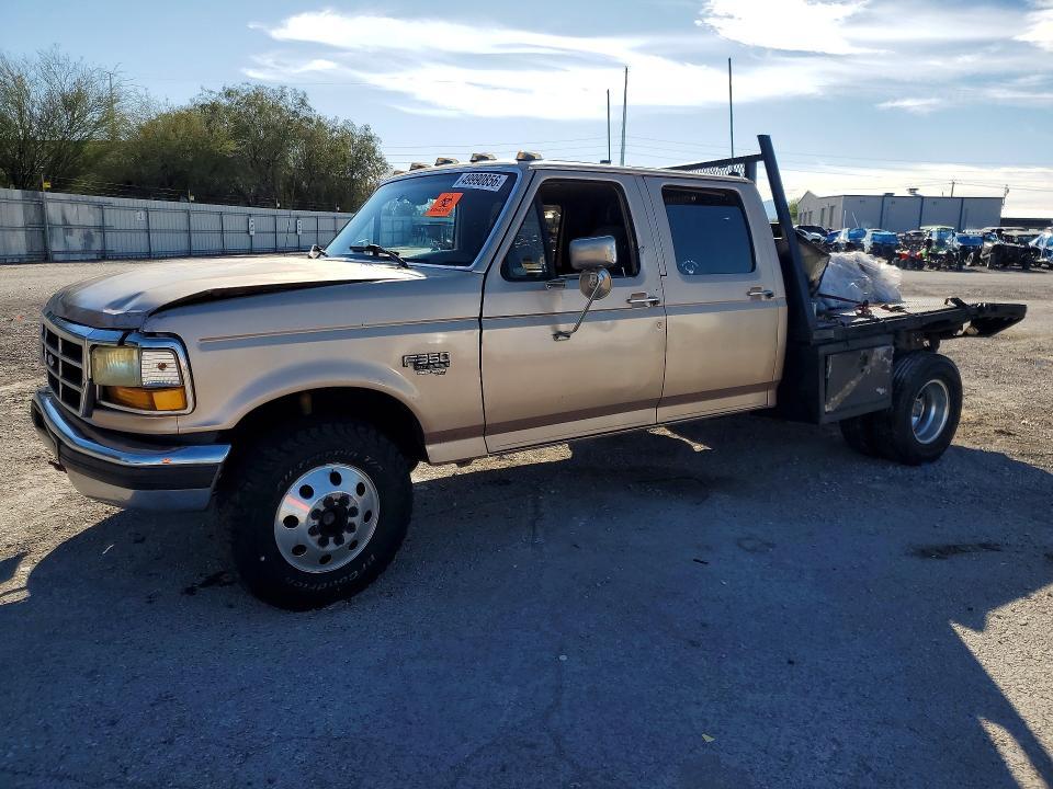 1997 Ford F350 Flatbed Truck