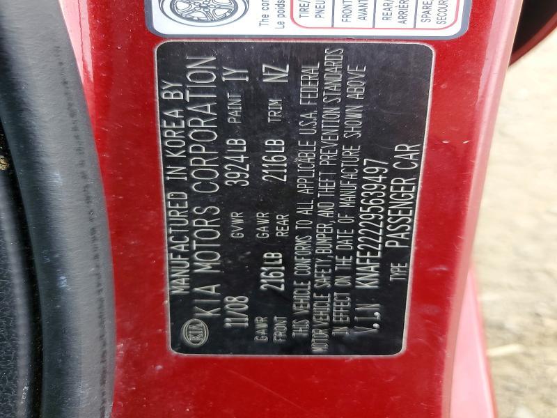 2009 KIA Spectra lx