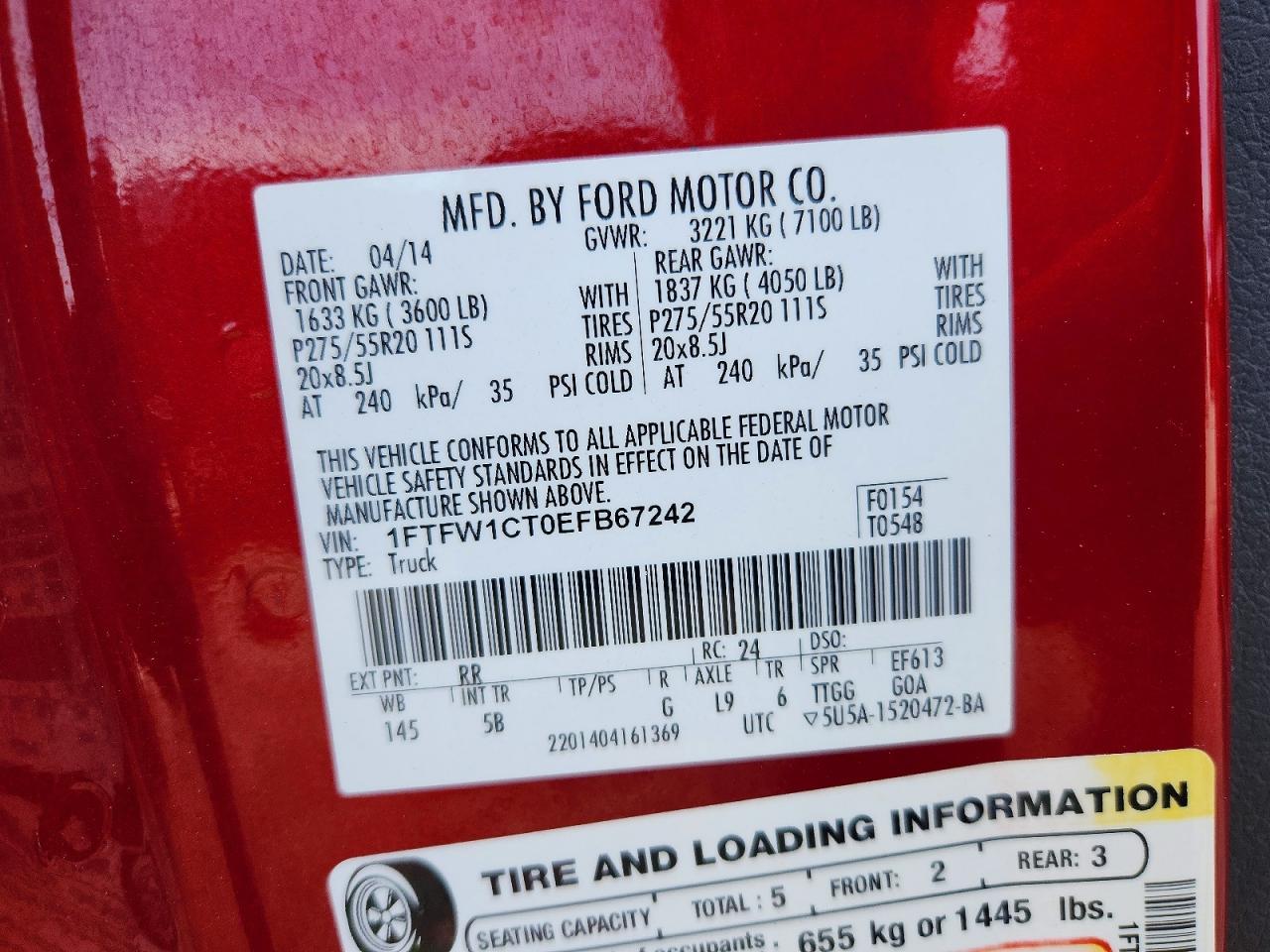 2014 Ford F150 Supercrew
