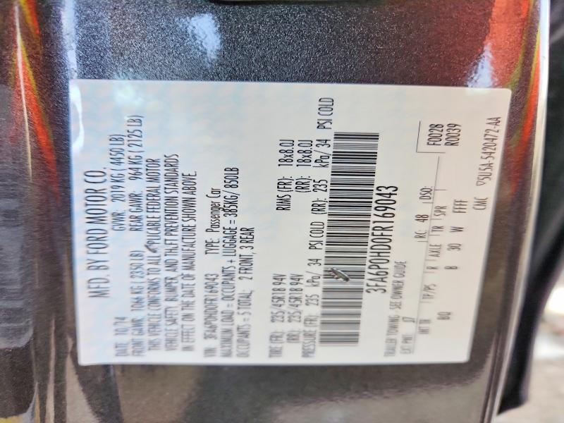 2015 Ford Fusion se