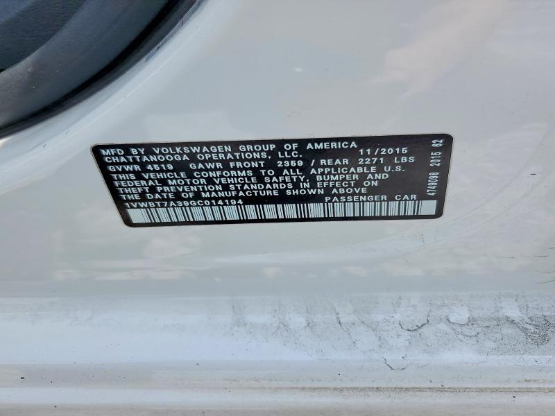 2016 Volkswagen Passat se