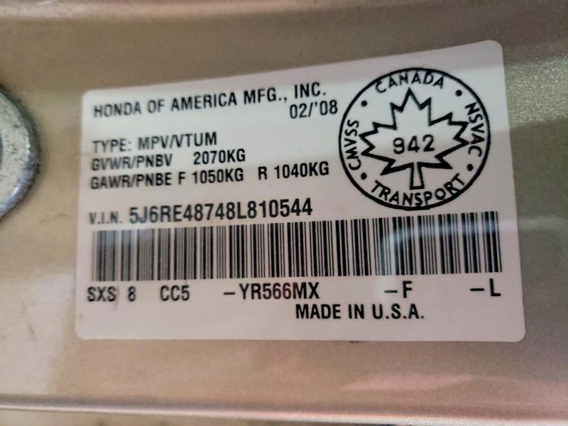 2008 Honda Cr-v exl